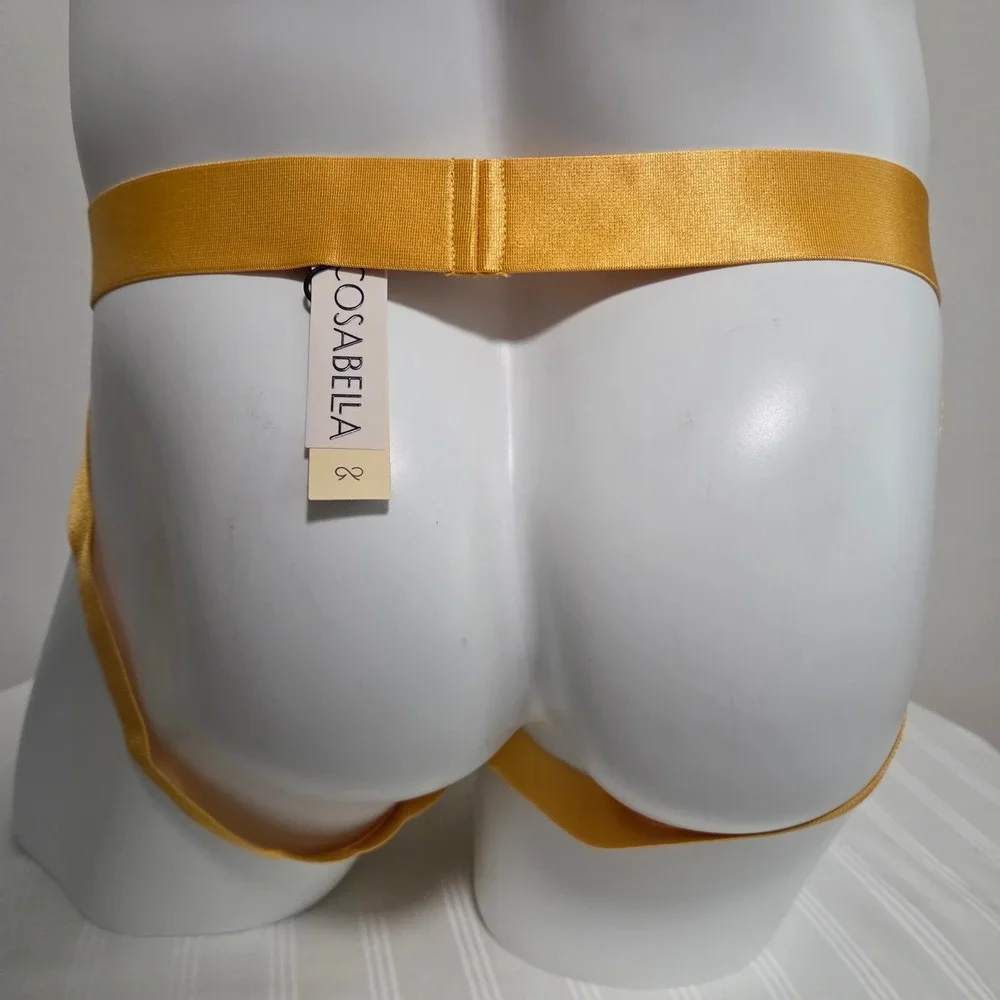 Cosabella Luxury Italian Men's Lace Jock Strap Designer Underwear Taaja Mango